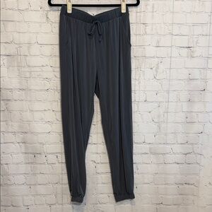 Brigitte Brianna Charcoal Gray Joggers Size Large